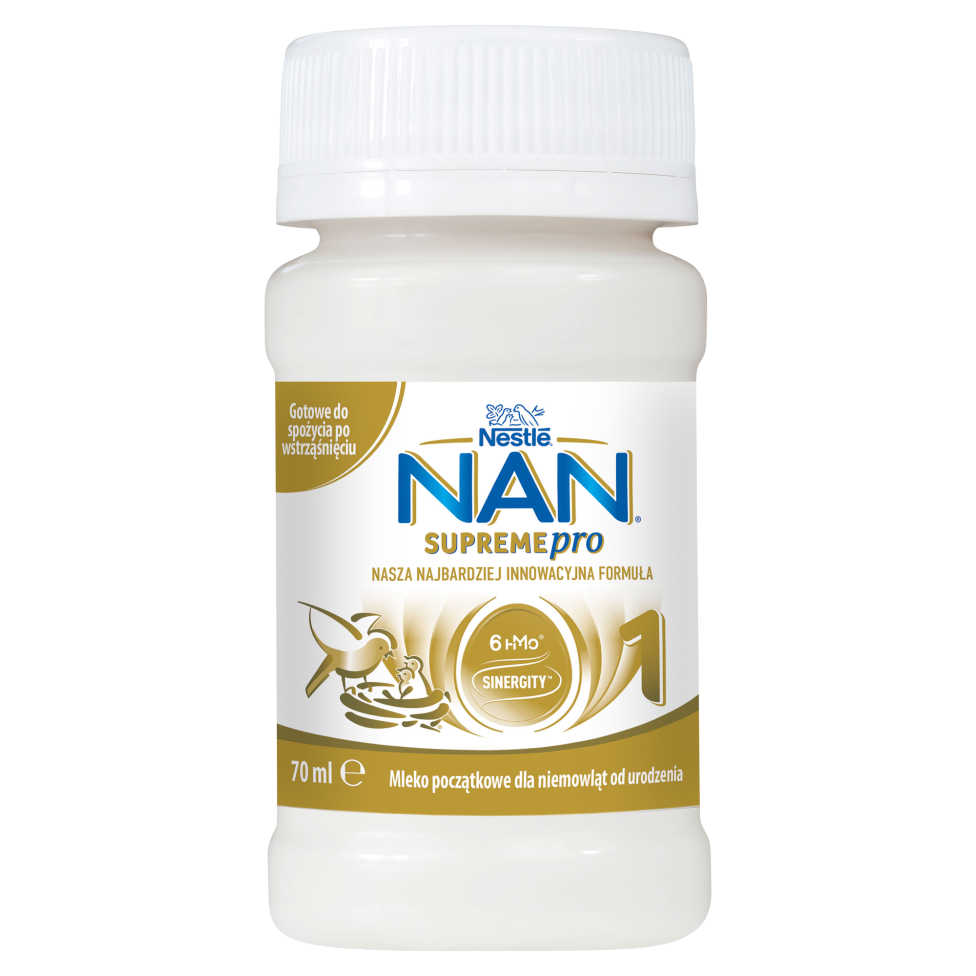 Nan Supremepro Mleko początkowe dla niemowląt od urodzenia, 70 ml zdjęcie
