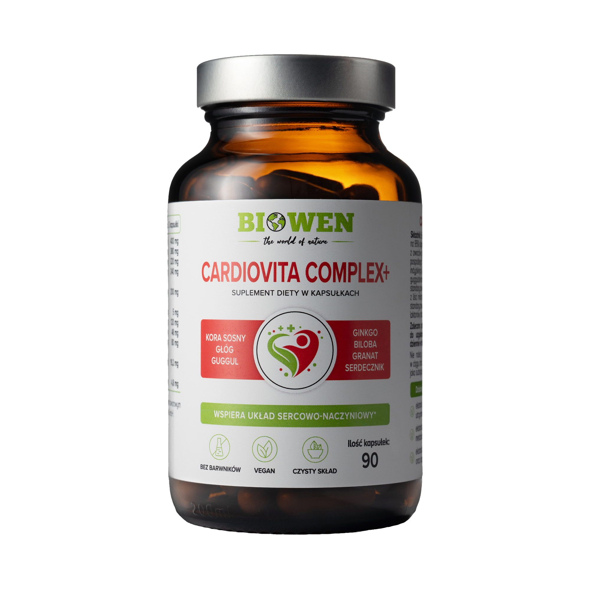 Biowen Cardiovita Complex+ 90 kapsułek zdjęcie