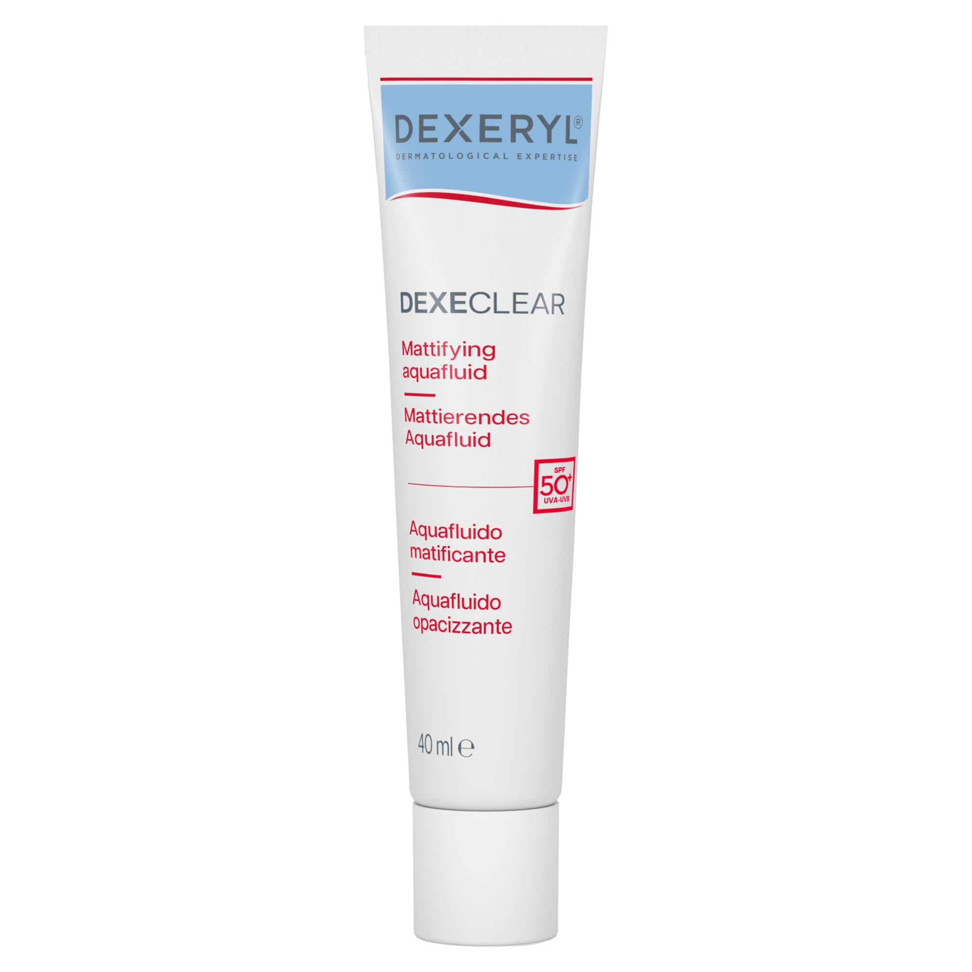 Dexeryl Dexeclear Aquafluid matujący SPF 50+, 40 ml