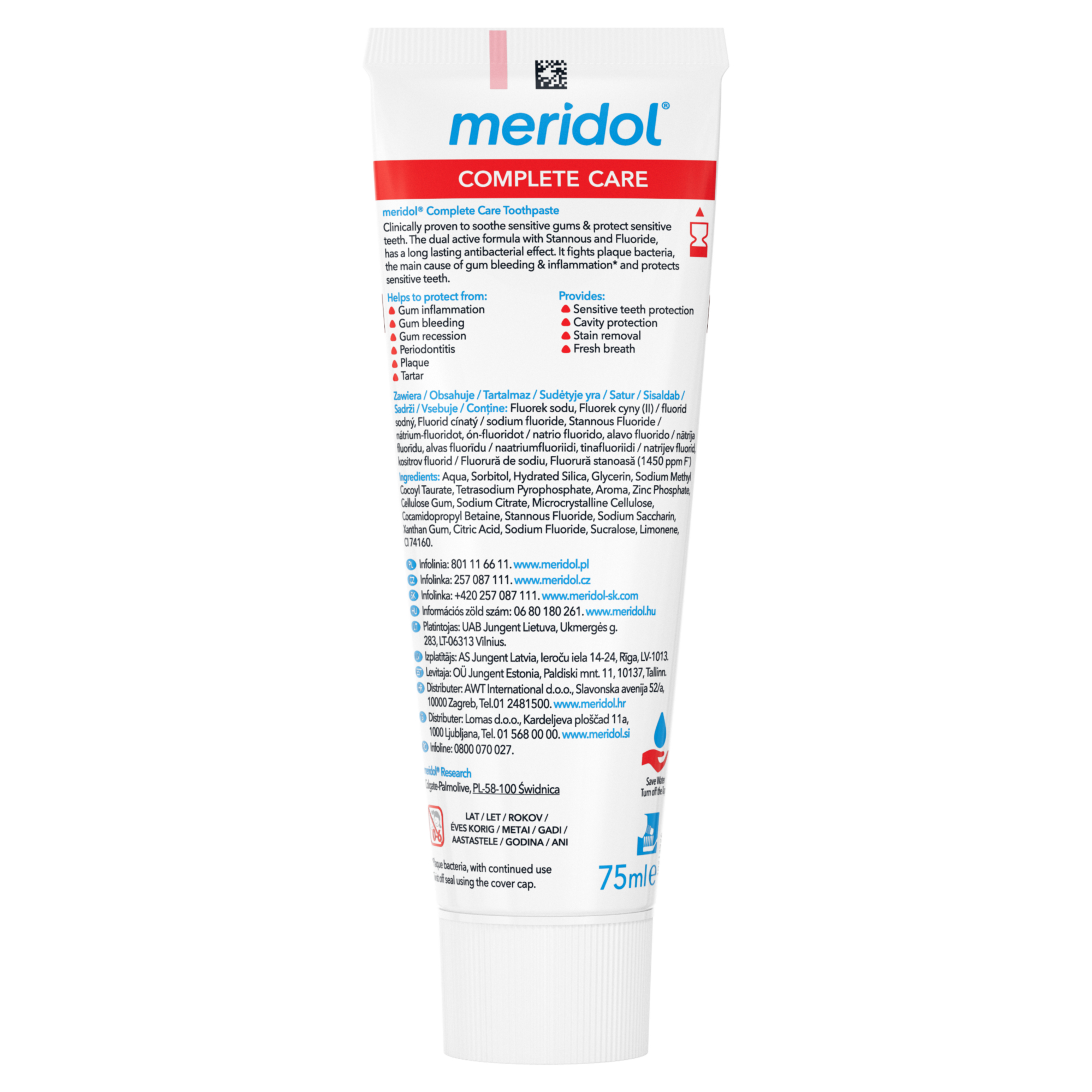 Meridol Complete Care Wrażliwe Dziąsła i Zęby pasta do zębów 75 ml