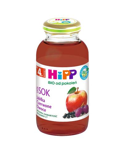 HiPP BIO od pokoleń, Sok Jabłka - Czerwone Owoce, po 4. m-cu, 200 ml zdjęcie