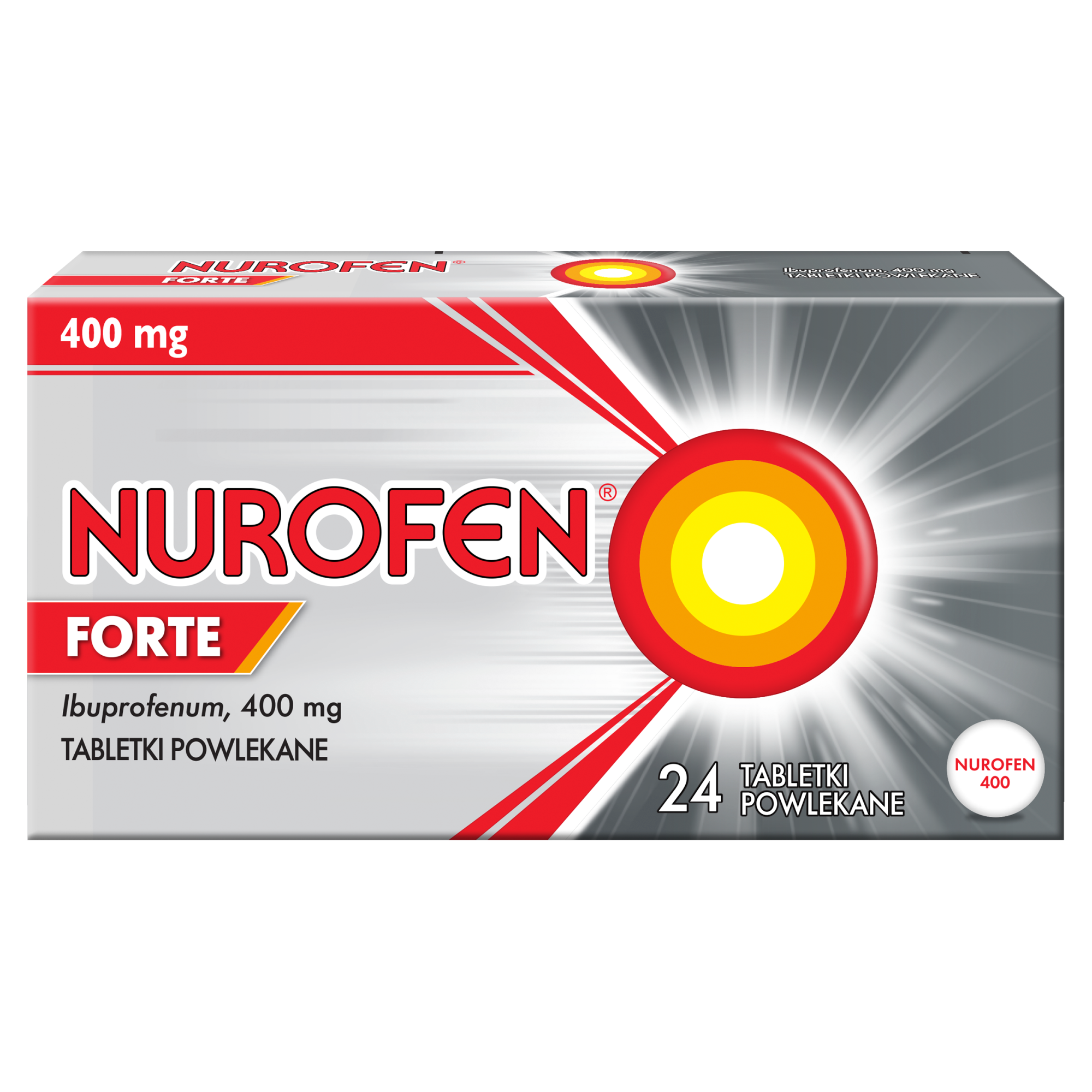 Nurofen Forte 400 mg 24 tabletek powlekanych zdjęcie