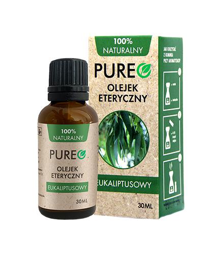 Pureo Naturalny Olejek eteryczny z eukaliptusa, 30 ml, cena, opinie, stosowanie zdjęcie