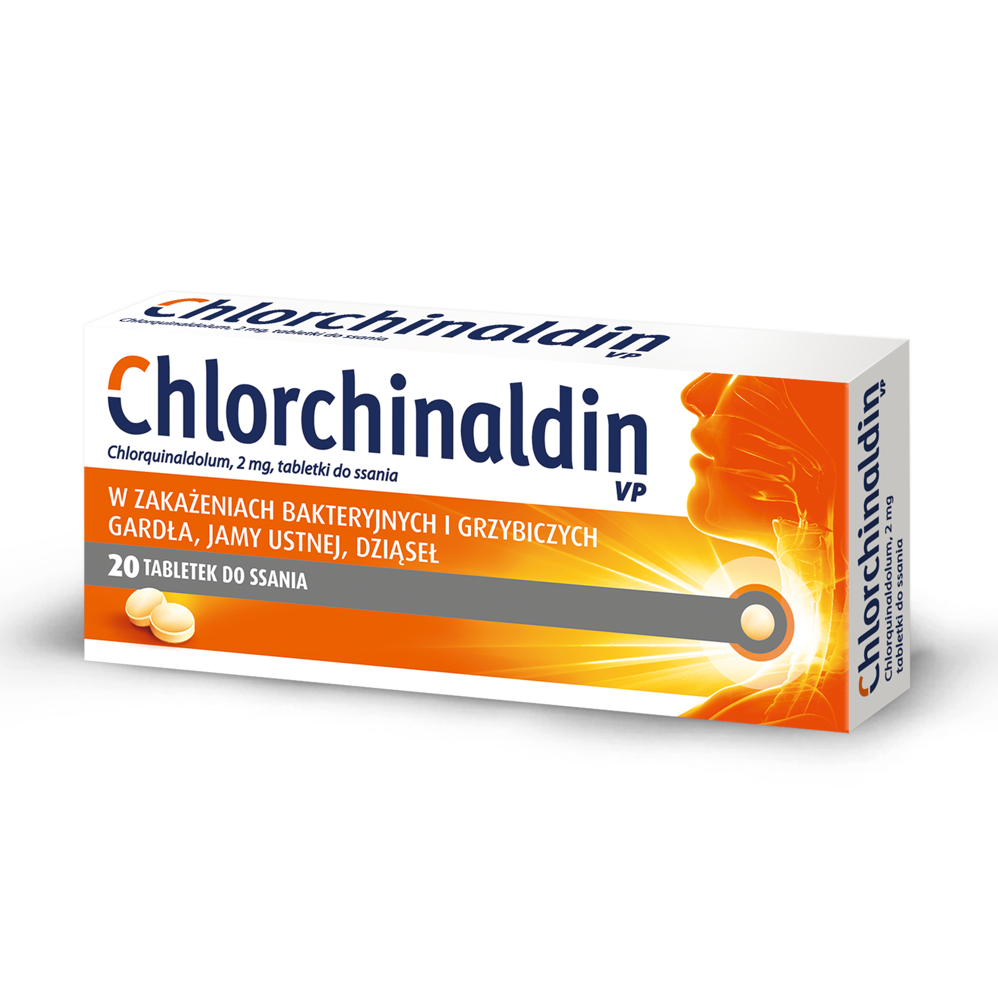 CHLORCHINALDIN VP, 20 tabletek zdjęcie