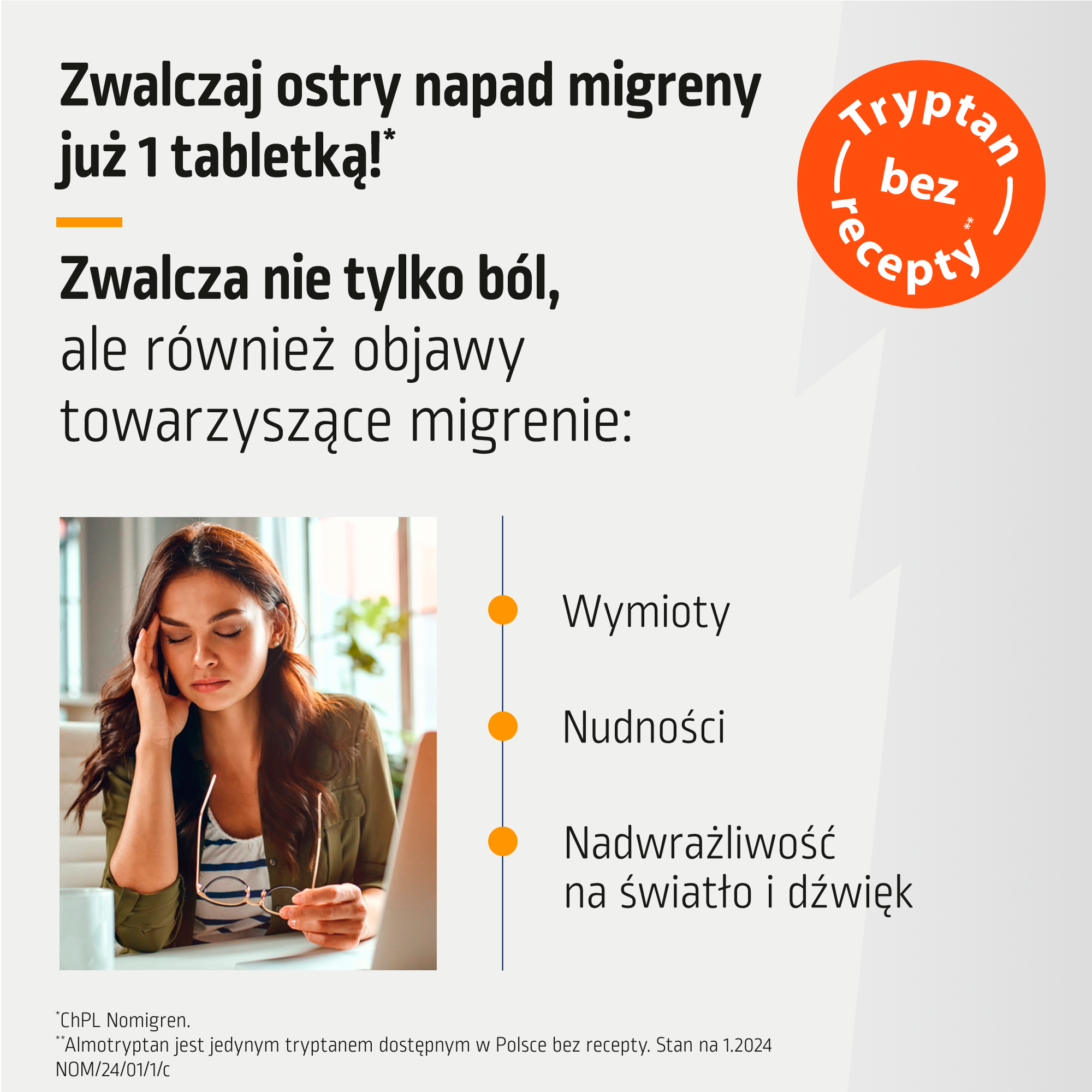 Nomigren, 12,5 mg, tabletki powlekane, 6 sztuk