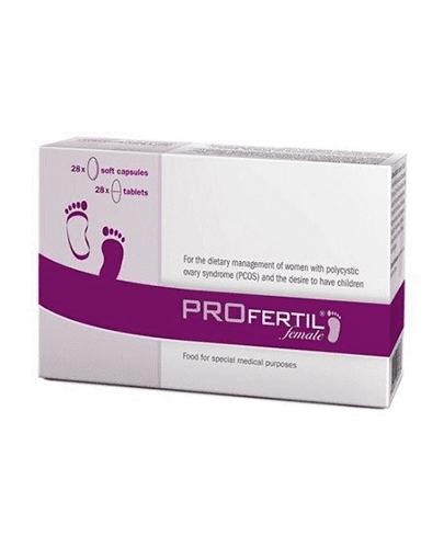PROFERTIL FEMALE - 28 tabl + 28 tabl. Dla kobiet z PCOS starających się o dziecko - opinie, stosowanie, ulotka zdjęcie