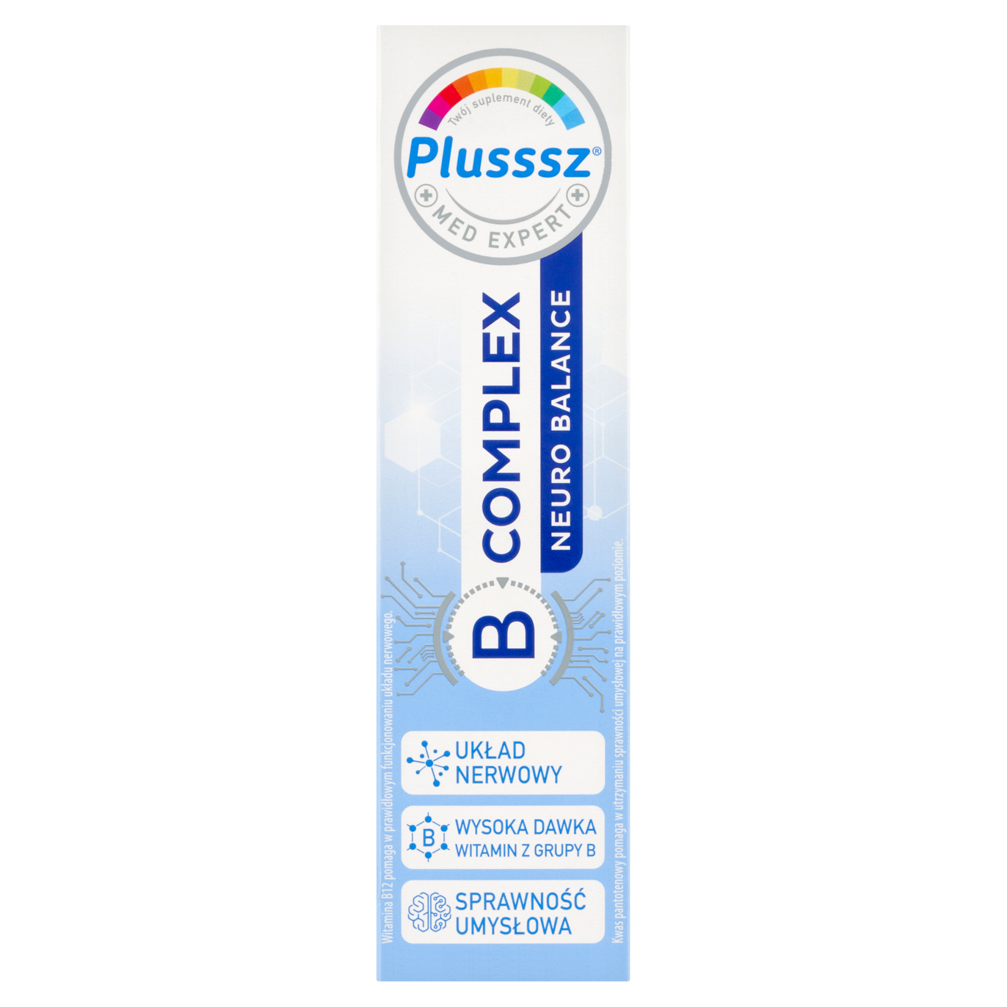 Plusssz B-Complex Neuro Balance, tabletki musujące, 20 sztuk   zdjęcie