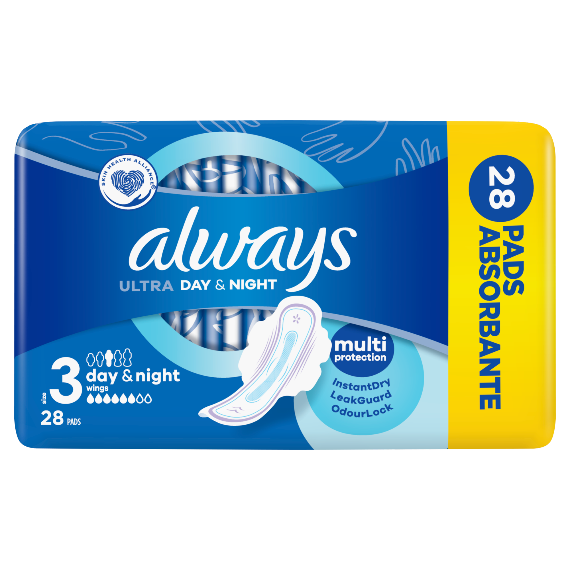 Always Podpaski Ultra Day & Night Quattro, 28 sztuk zdjęcie