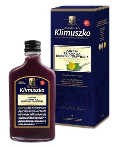 Zioła Ojca Klimuszko Nalewka wspierająca prawidłowe trawienie, 200 ml, cena, opinie, wskazania zdjęcie