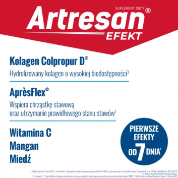 Artresan Efekt AprèsFlex® kolagen do picia na stawy, 25 saszetek