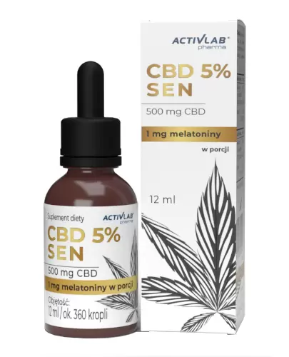 Activlab CBD 5% Sen krople 12 ml zdjęcie