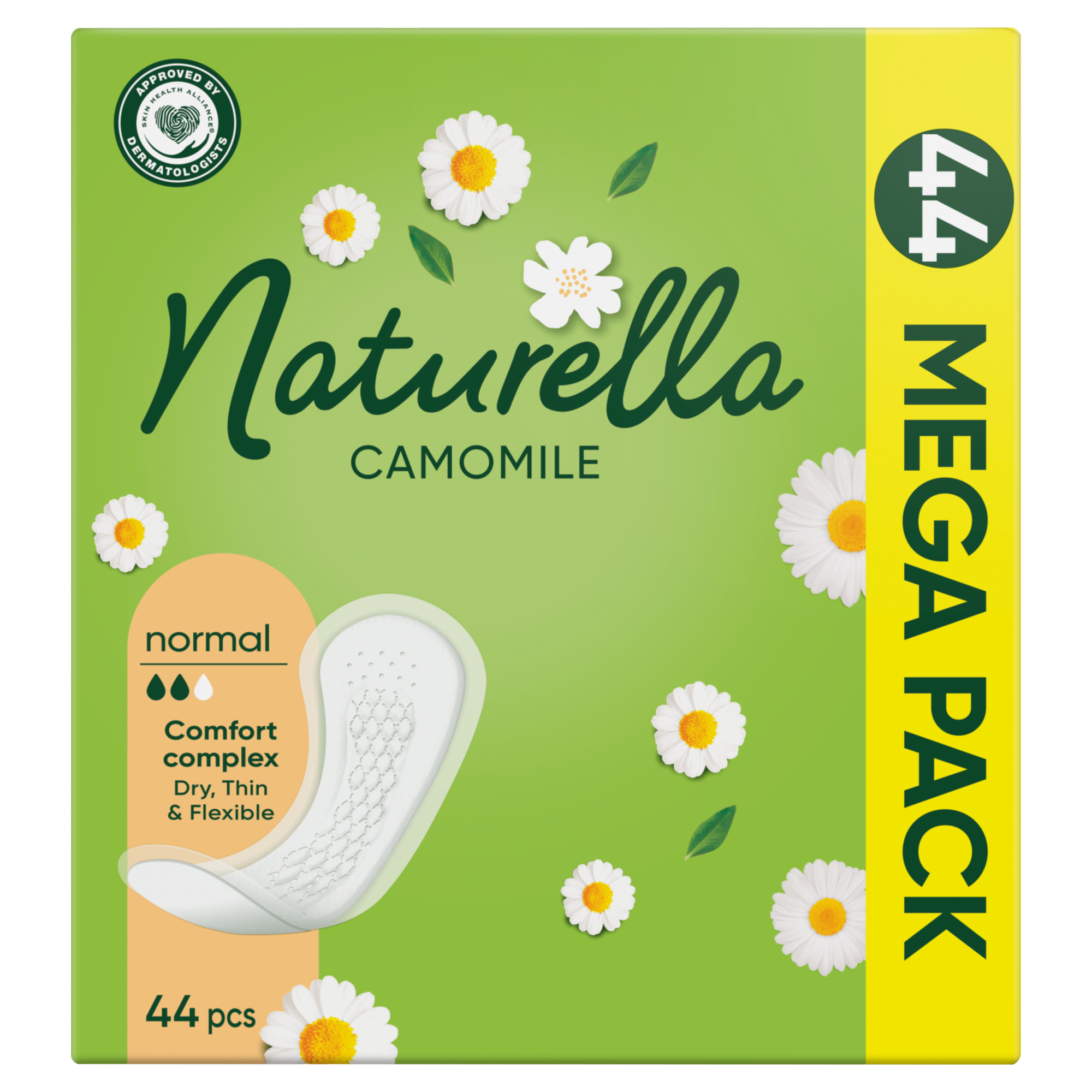 Naturella Normal Camomile, Wkładki higieniczne, 44 sztuki zdjęcie