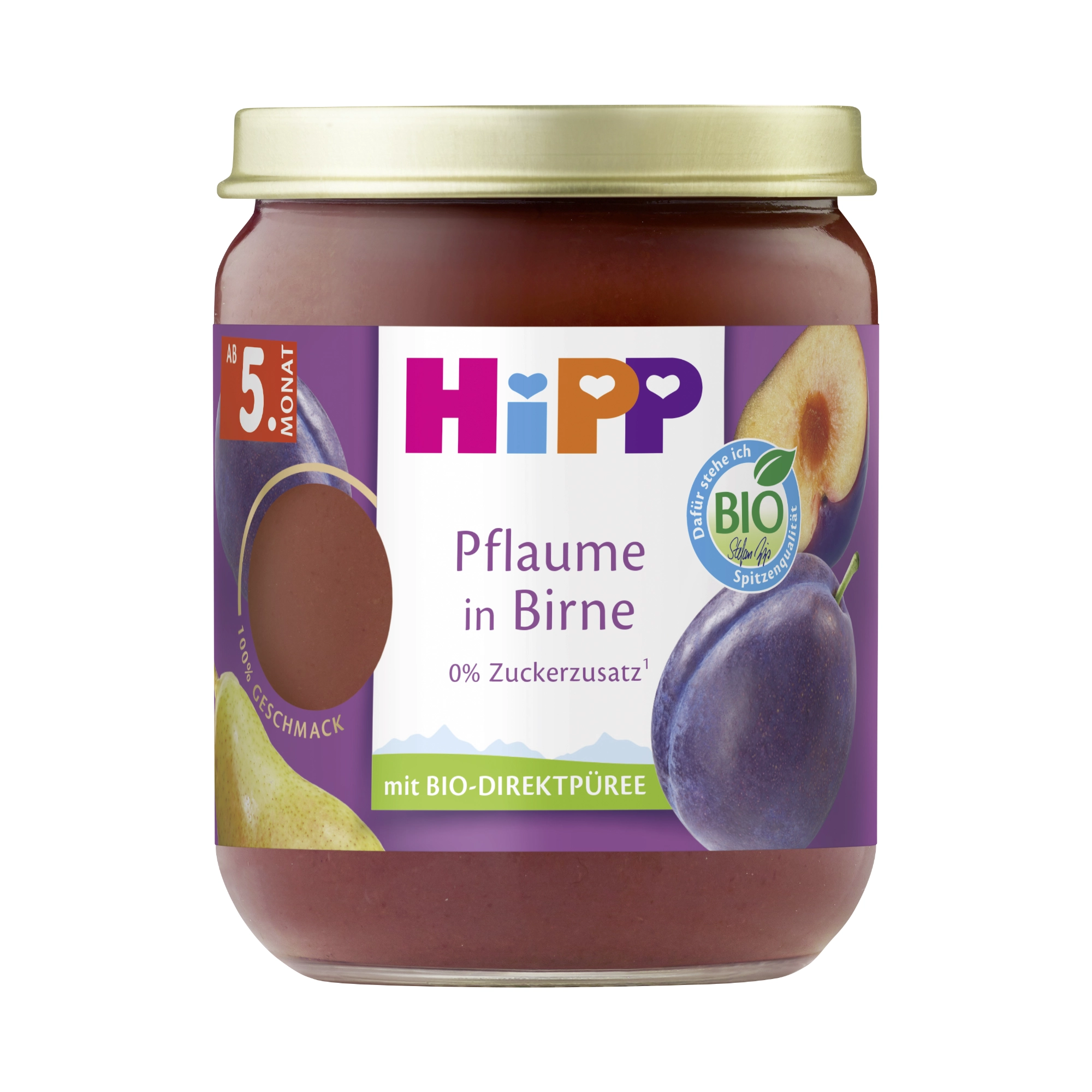Hipp, Gruszki ze śliwkami BIO, 160 g
