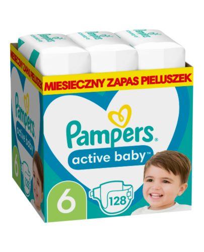 Pampers Active Baby 6 pieluchy 13-18 kg 128 sztuk zdjęcie