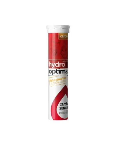 Hydrooptima Senior Cardio, tabletki musujące, 20 sztuk zdjęcie