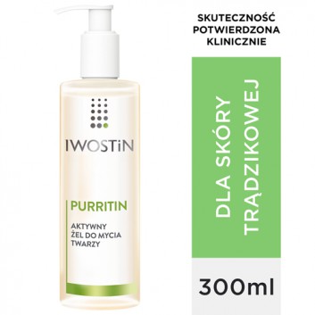 Iwostin Purritin Aktywny Żel do mycia twarzy 300 ml