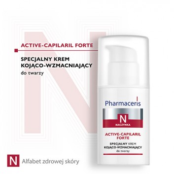 PHARMACERIS N ACTIV CAPILARIL Krem do twarzy kojąco-wzmacniajacy do twarzy, 30 ml 