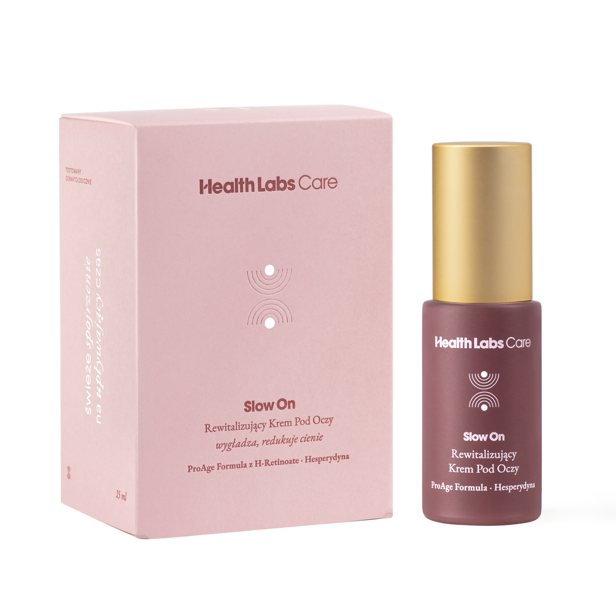 Health Labs Care, Slow On, krem rewitalizujący pod oczy, 15 ml