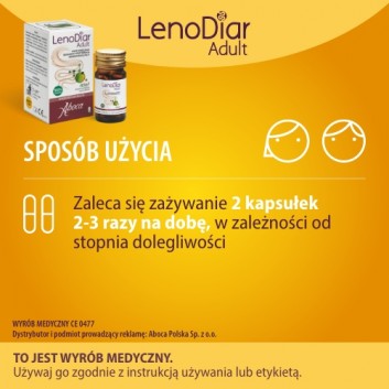 Aboca LenoDiar Adult 20 kapsułek