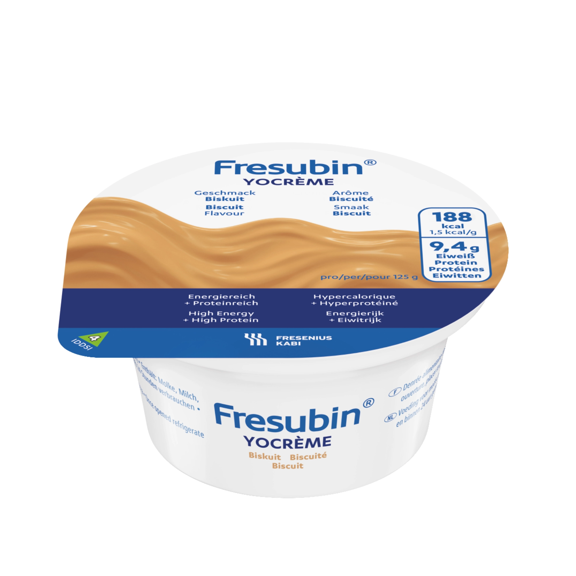 Fresubin YOcreme o smaku biszkoptowym 4 x 125 g zdjęcie