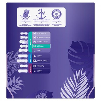 Always Dailies 3in1 Fresh&Protect Normal Wkładki higieniczne, 60 sztuk