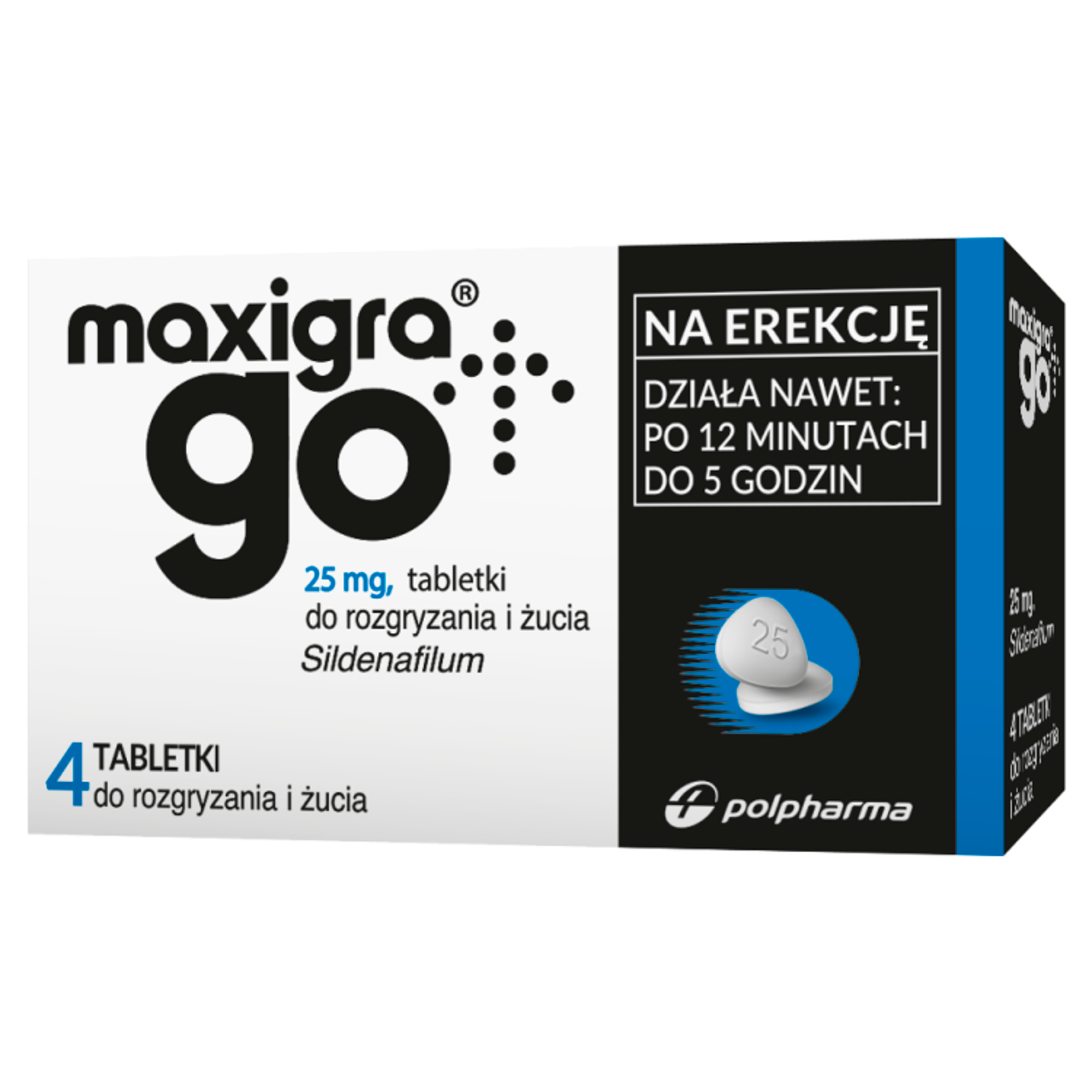 MAXIGRA GO na erekcję, 4 tabletki zdjęcie