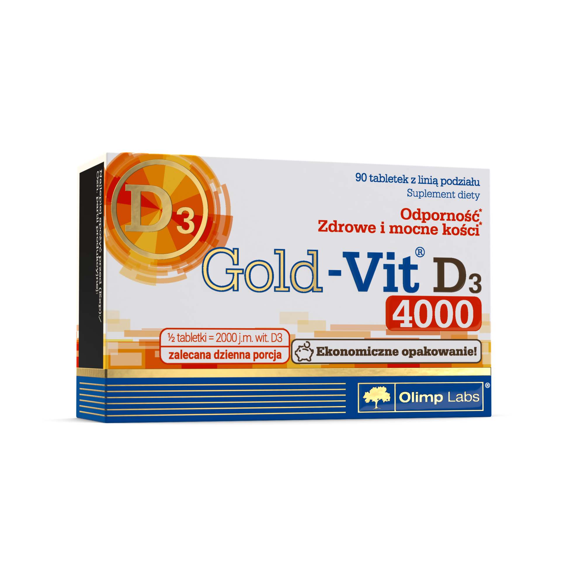 Olimp, Gold-Vit D3 4000 - 90 tabl. zdjęcie