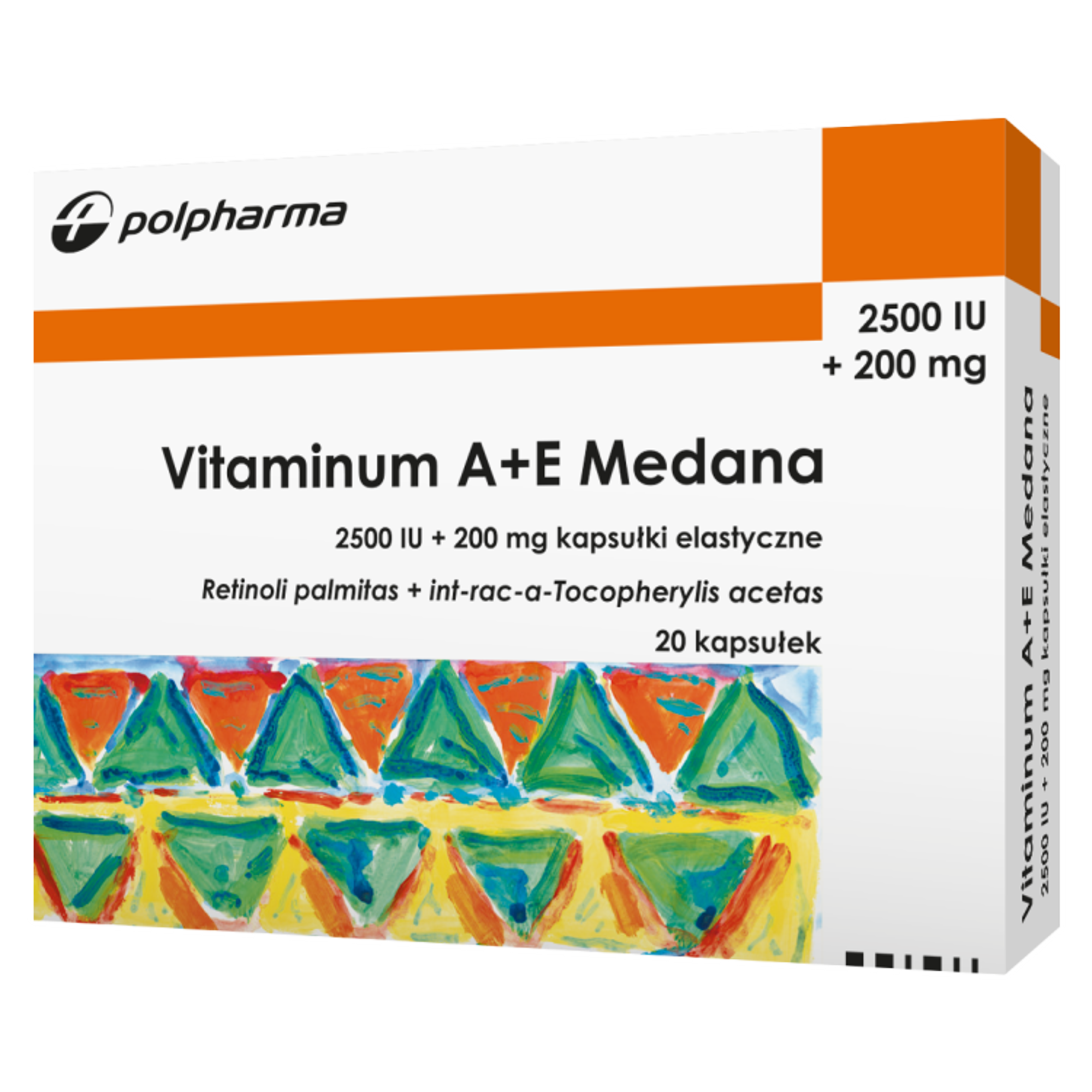 Vitaminum A+E 20 kapsułek Medana zdjęcie
