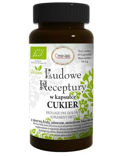 Ludowe Receptury Cukier 60 kapsułek zdjęcie