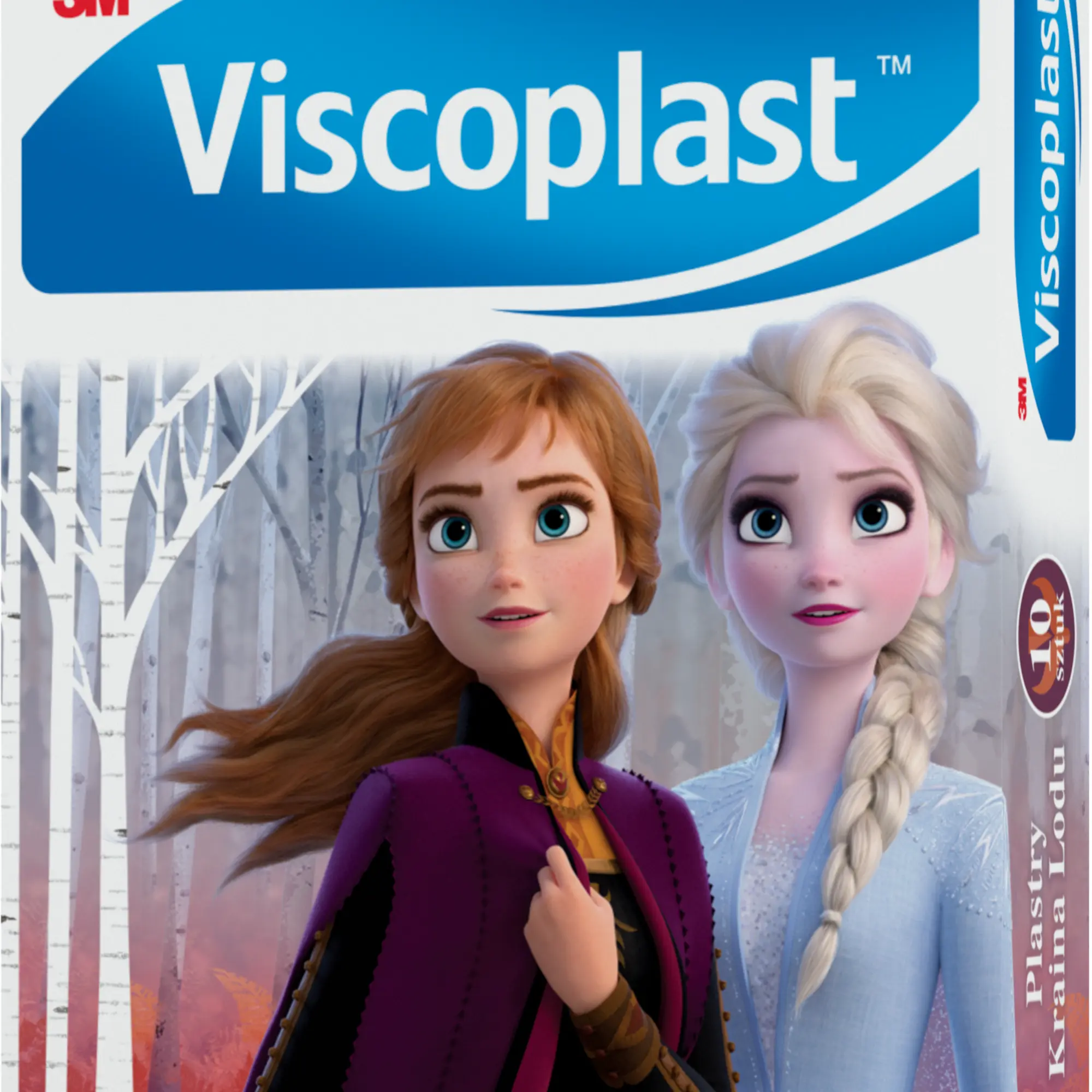 Viscoplast Kraina Lodu zestaw plastrów 10 sztuk