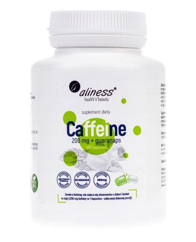 ALINESS Caffeine 200 mg + guarana - 100 kaps. zdjęcie
