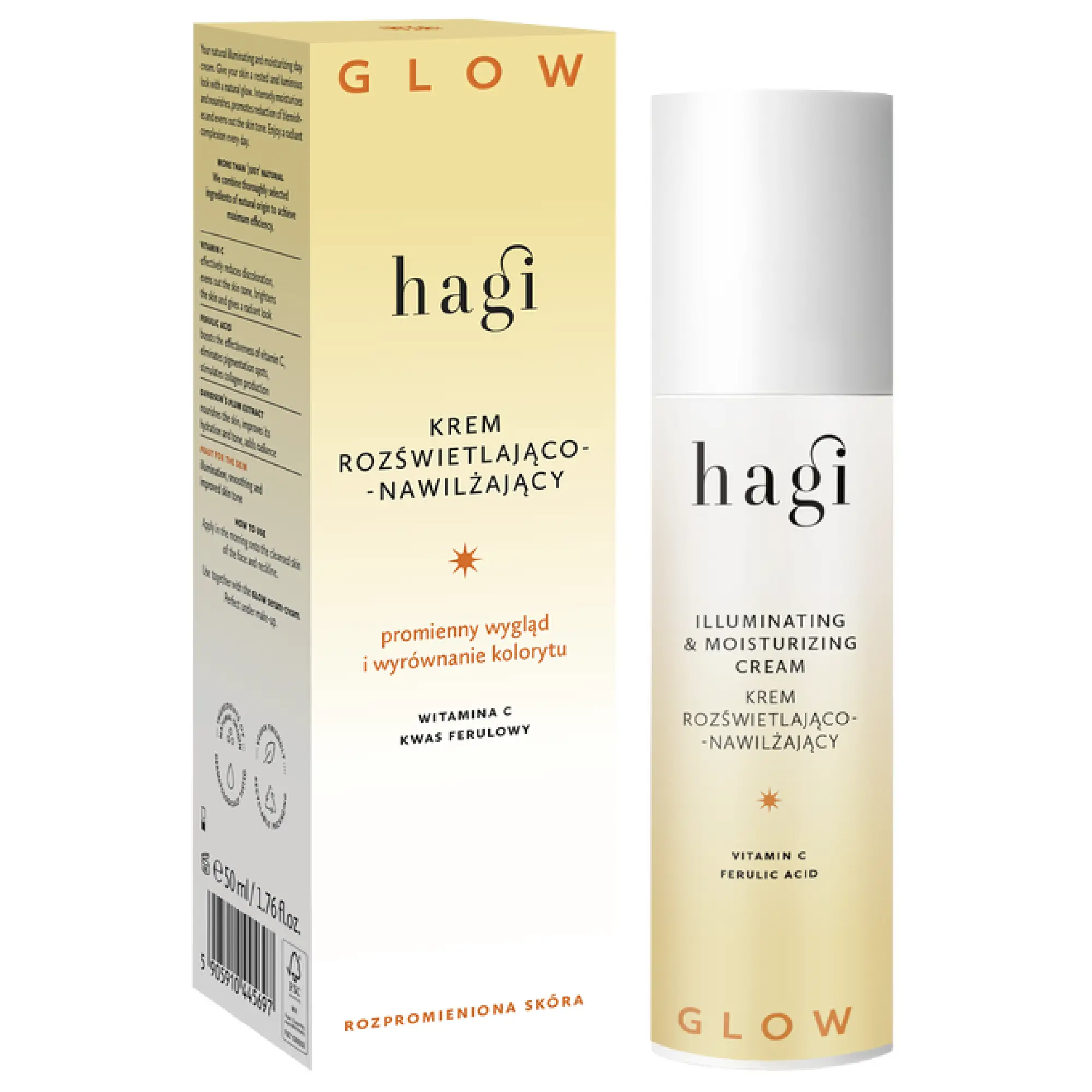 Hagi Glow Krem Rozświetlająco-Nawilżający Na Dzień, 50 ml zdjęcie