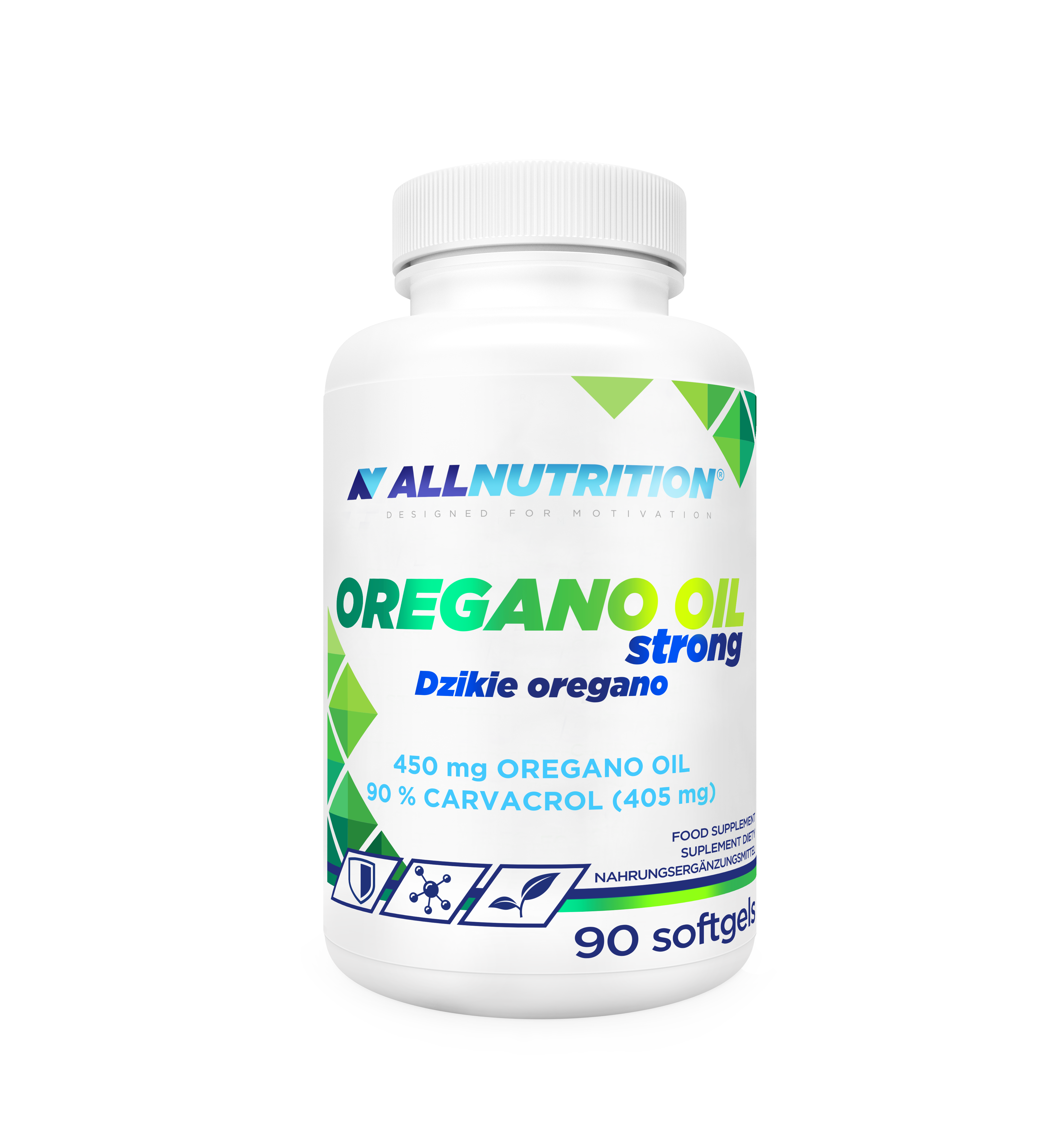 Allnutrition, Oregano Oil Strong, kapsułki, 90 sztuk zdjęcie