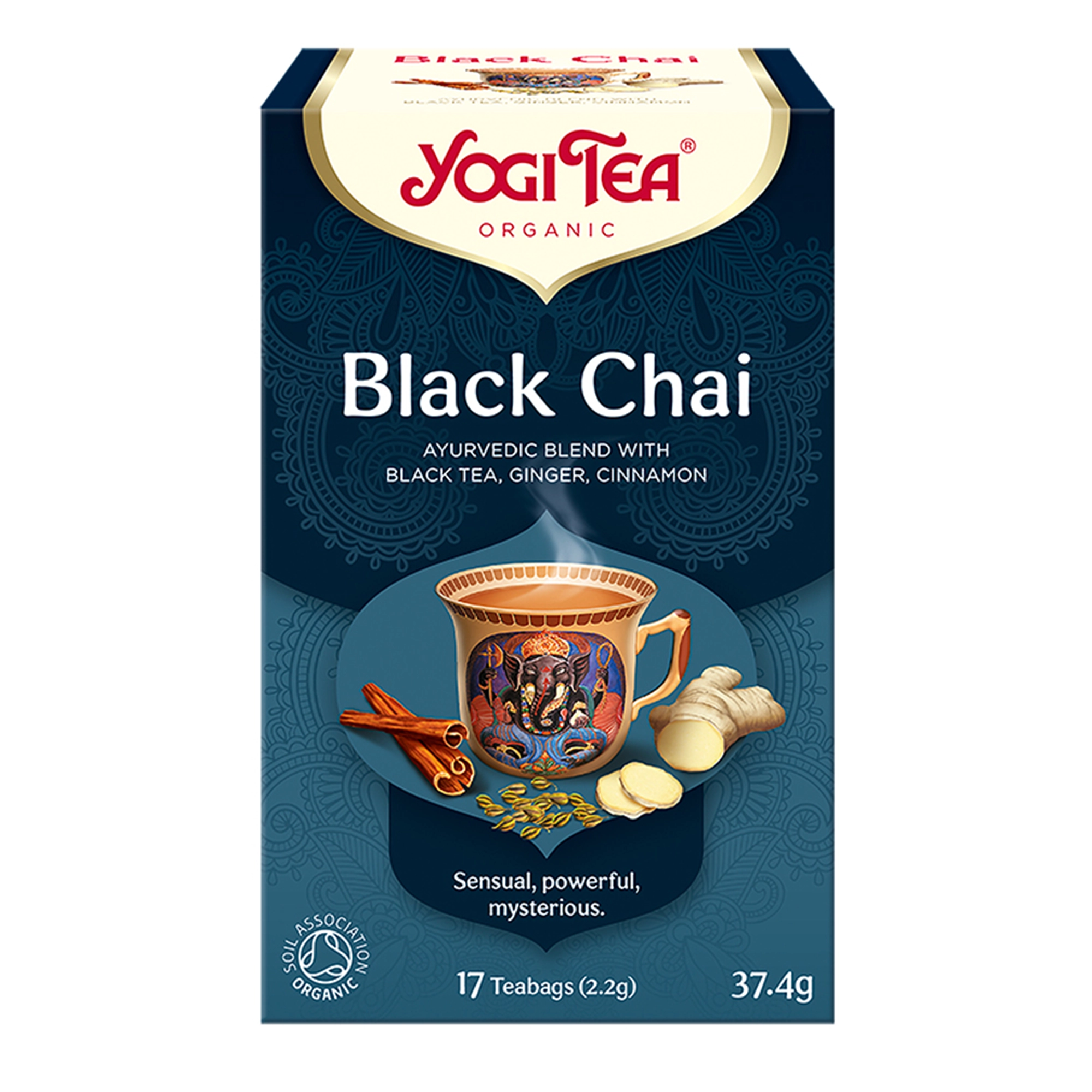 Yogi Tea Organic BLACK CHAI Czarny Czaj BIO - 17 sasz. zdjęcie