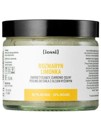 Iossi Rozmaryna Limonka Energetyzujący Cukrowo - Solny peeling do ciała - 250 ml - cena, opinie, skład zdjęcie
