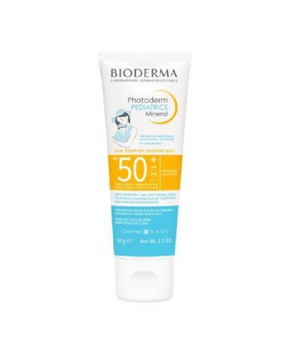 Bioderma Photoderm Pediatrics Mineral SPF 50+ fluid mineralny dla dzieci do skóry wrażliwej i alergicznej, 50 g zdjęcie