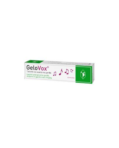 GeloVox, tabletki do ssania na gardło, czarny bez, 20 sztuk zdjęcie