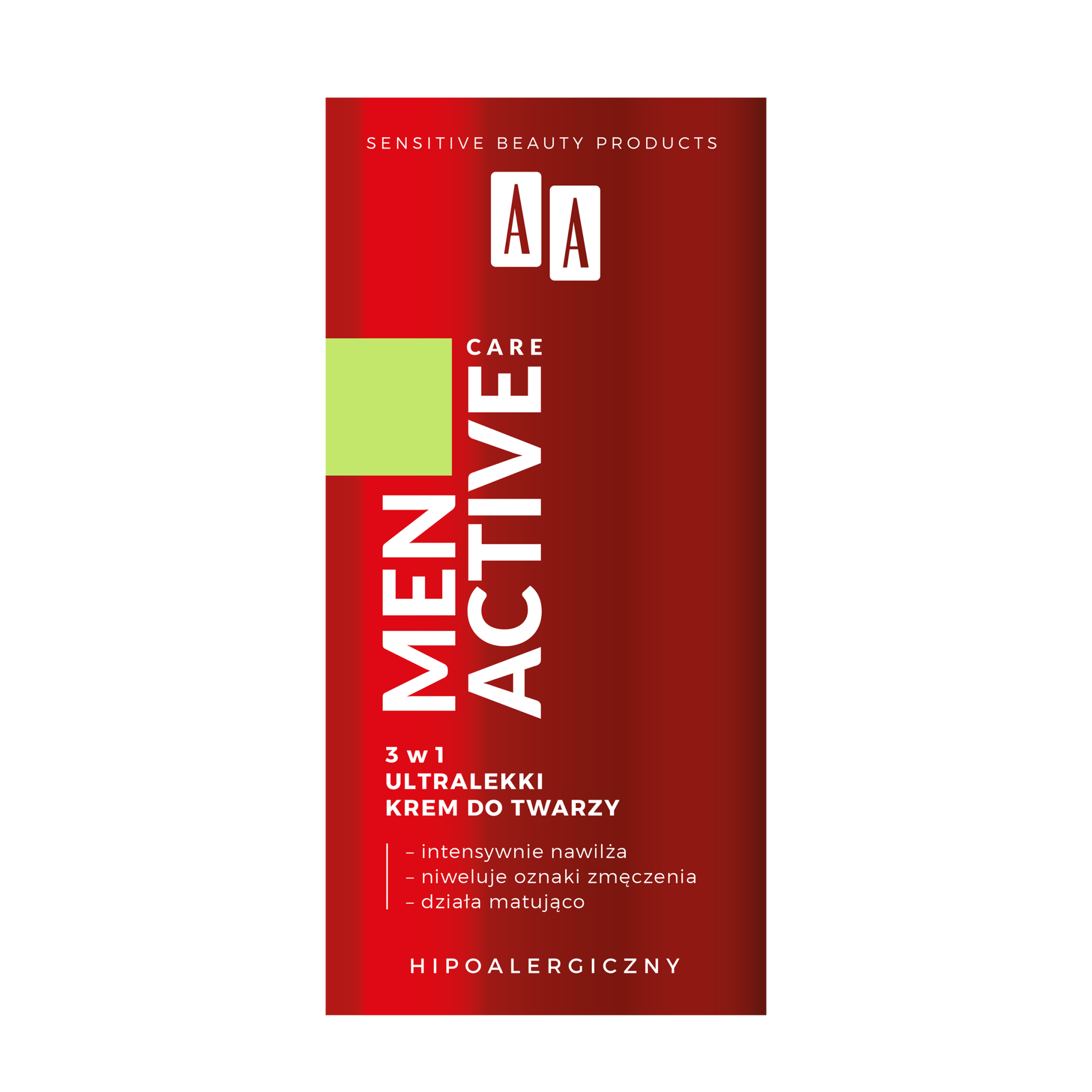 AA Men Active Care 3w1 ultralekki krem do twarzy 50 ml zdjęcie