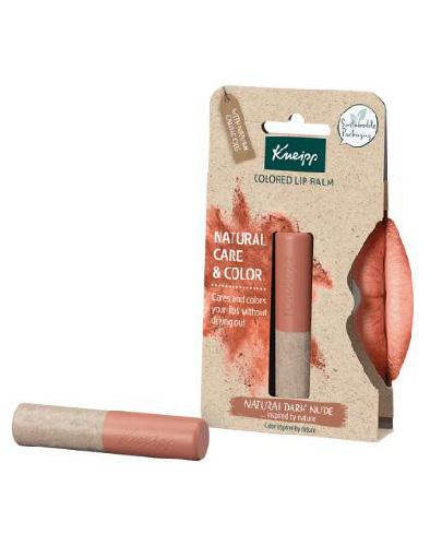 Kneipp Natural Care&Color Balsam koloryzujący do ust Natural Dark Nude, 3,5 g, skład zdjęcie