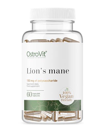 OstroVit Lion's mane 150 mg - 60 kaps. - cena, opinie, wskazania zdjęcie