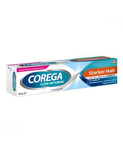 COREGA ULTRA HAFTCREME STARK HALT Klej do protez, 40 g zdjęcie