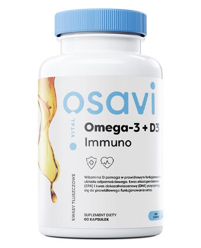 Osavi Omega-3 + D3 Immuno 60 kapsułek zdjęcie