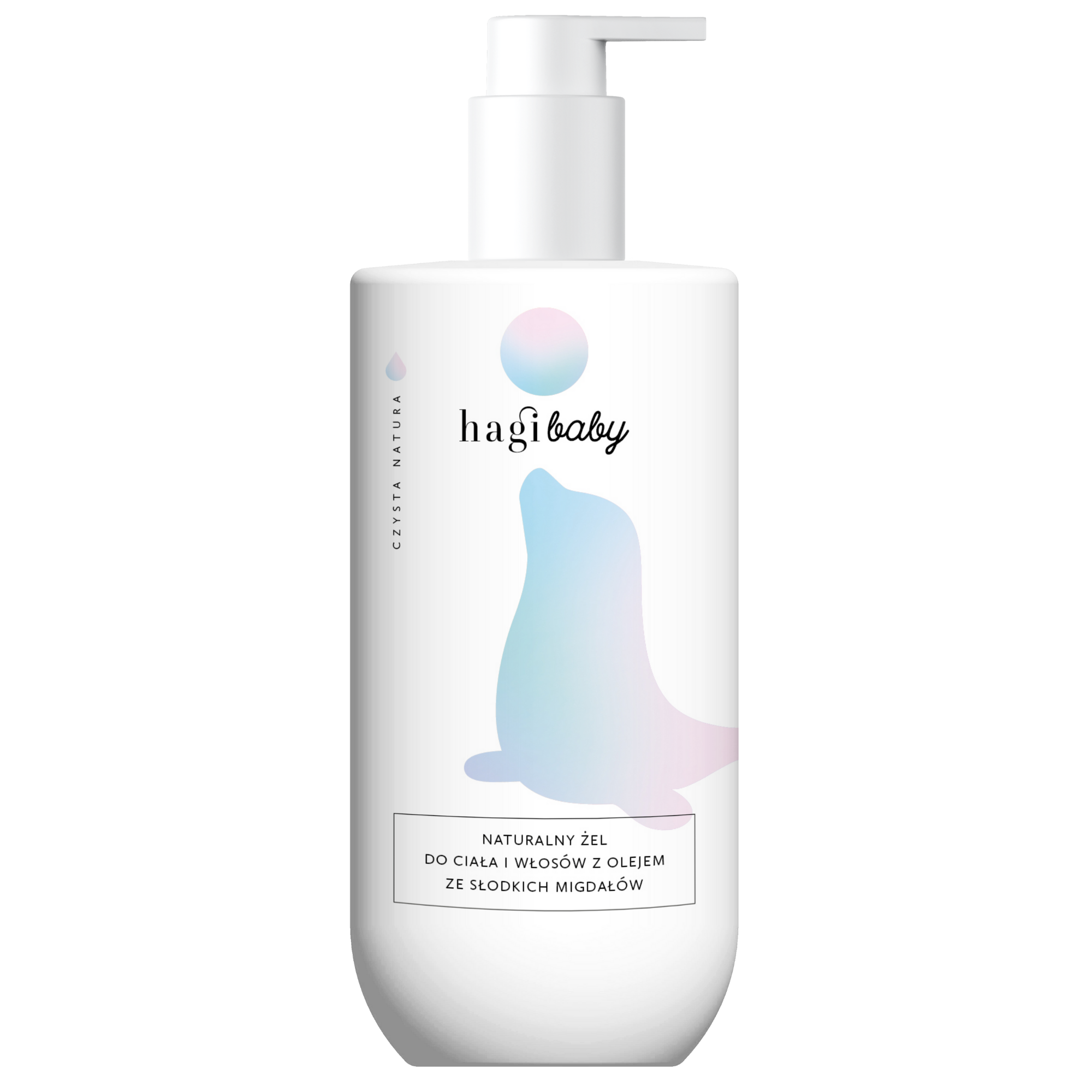 Hagi Baby Naturalny Żel do ciała i włosów z olejem ze słodkich migdałów, 250 ml zdjęcie