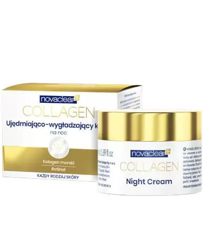 Novaclear Collagen ujędrniająco-wygładzający krem do twarzy na noc 50 ml zdjęcie