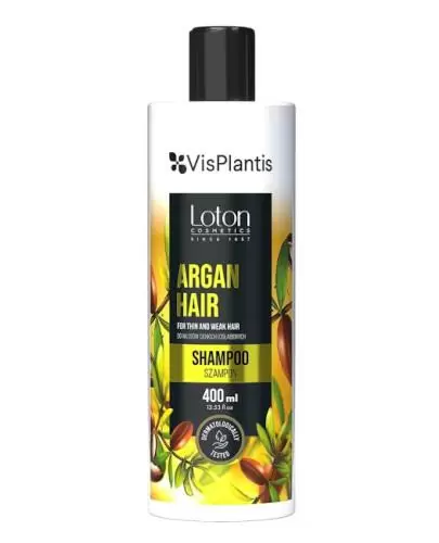 Vis Plantis Loton Argan Hair szampon do włosów cienkich i słabych 400 ml zdjęcie