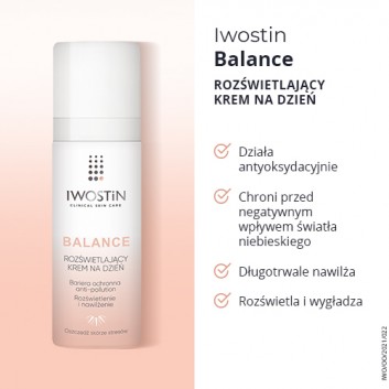 Iwostin Balance Rozświetlający krem na dzień - 50 ml - cena, opinie, opakowanie