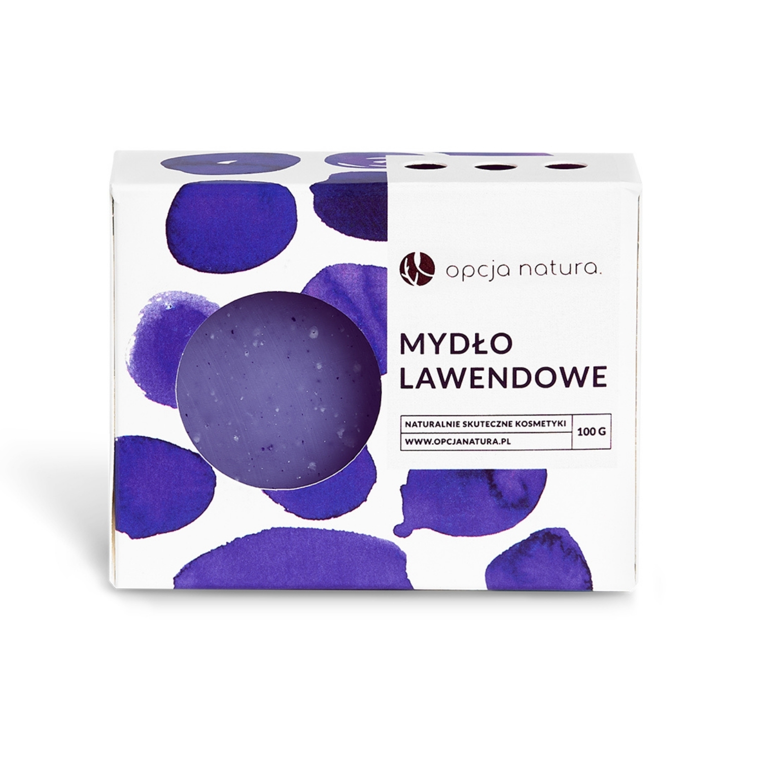 Opcja Natura, mydło lawendowe w kostce, 100 g zdjęcie