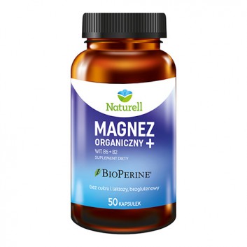 Naturell Magnez organiczny+ 50 kapsułek