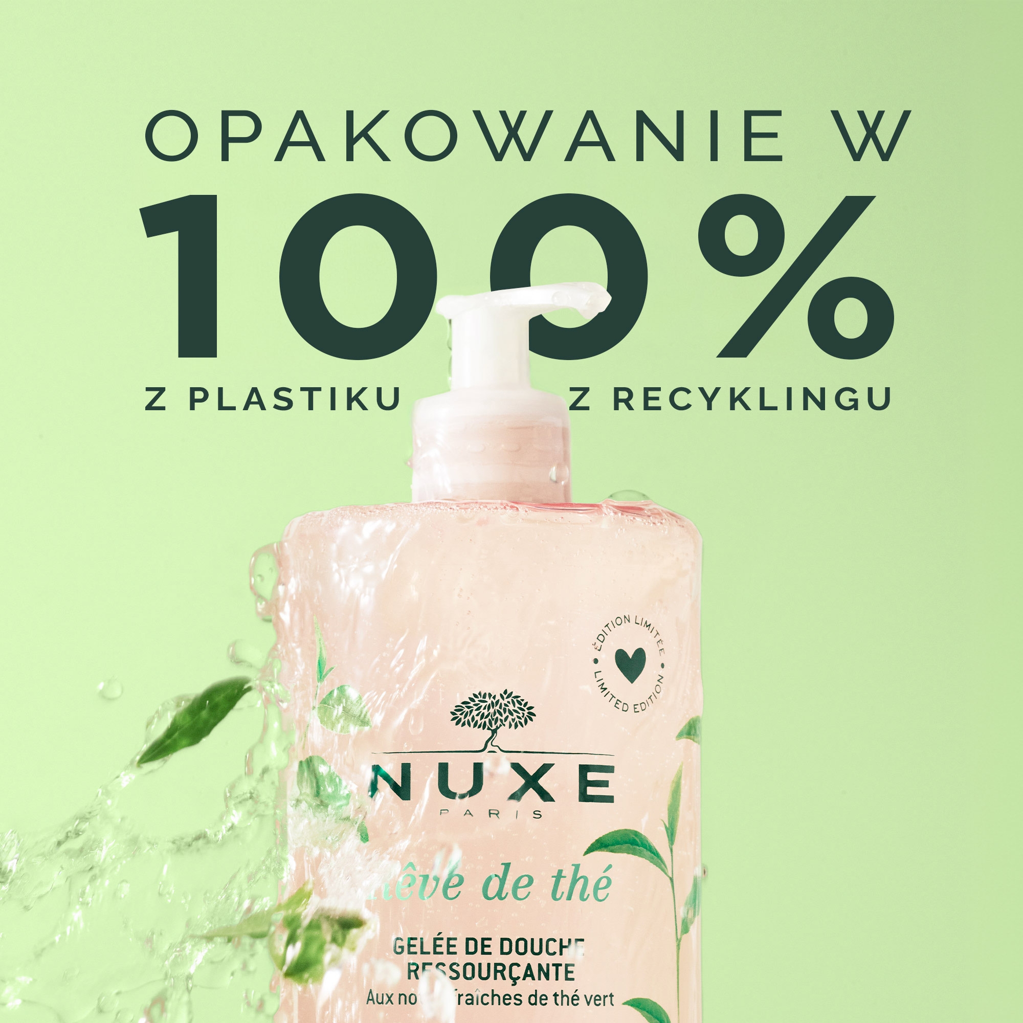 Nuxe Reve de The, rewitalizujący żel pod prysznic, 750 ml