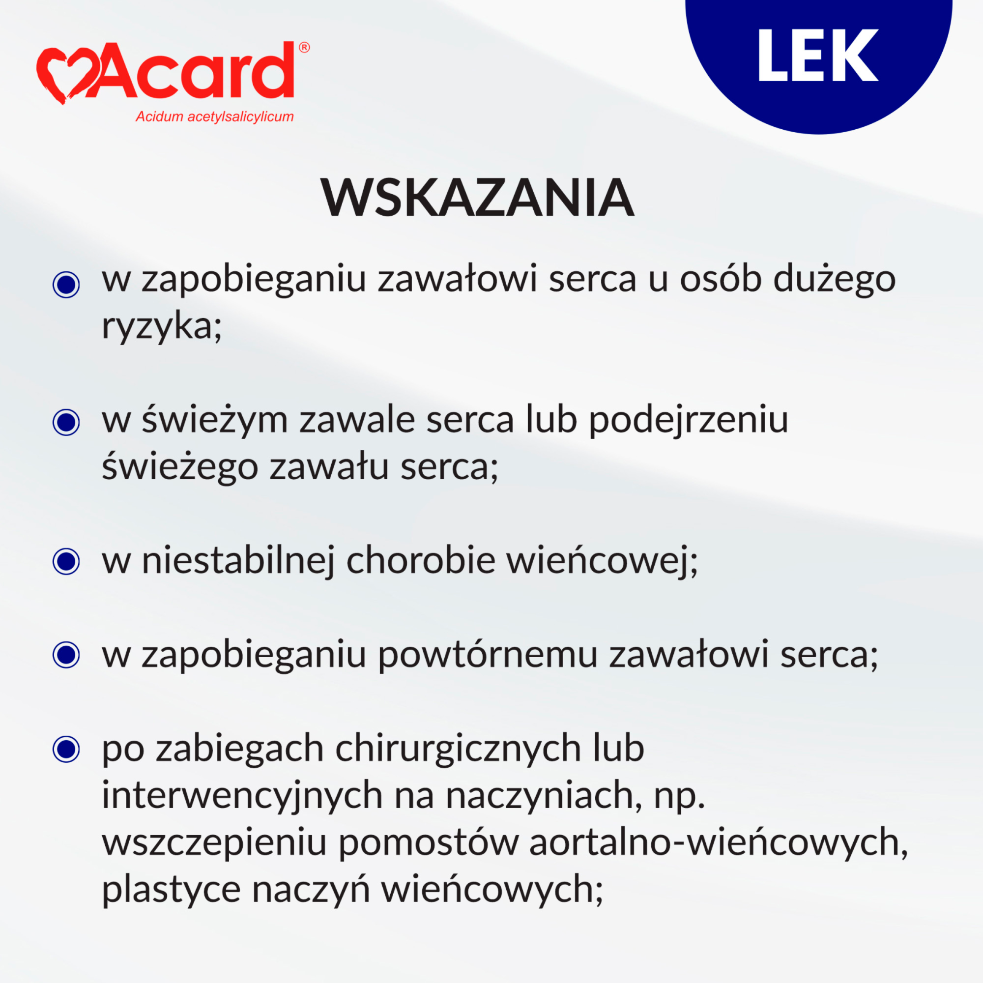 Acard 150mg 60 tabletek